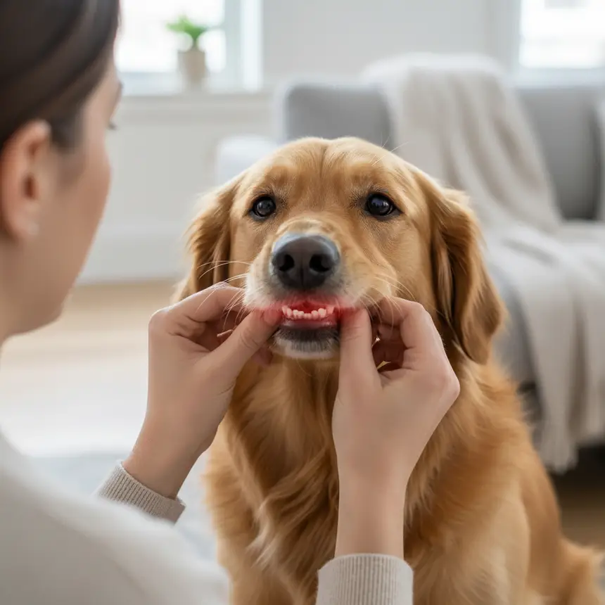 Dog gum bleeding