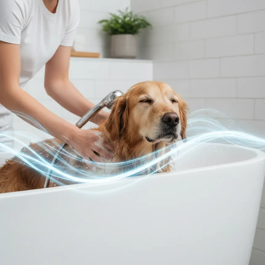 dog bath routine