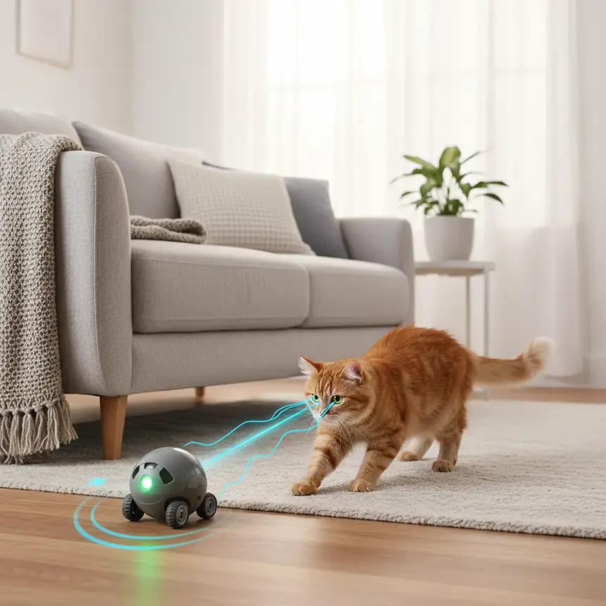 Automatic cat toy