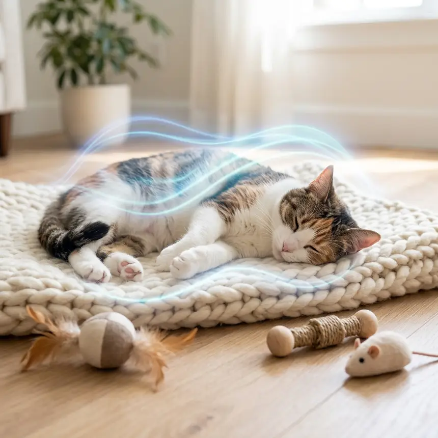 Resting cat