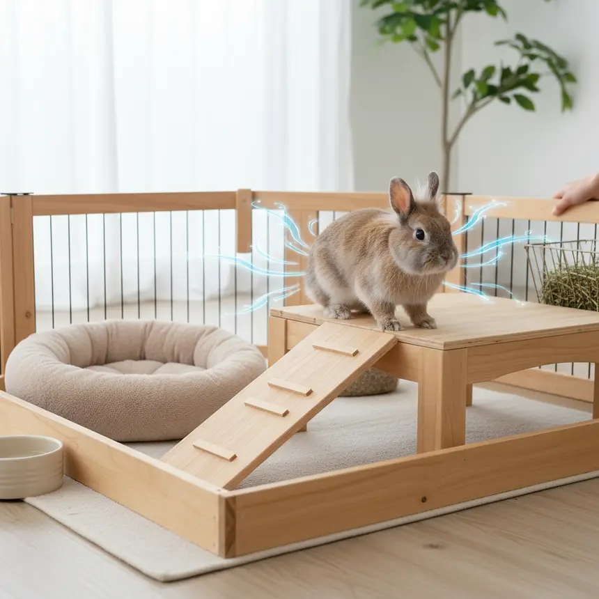 토끼 생활 환경 조성