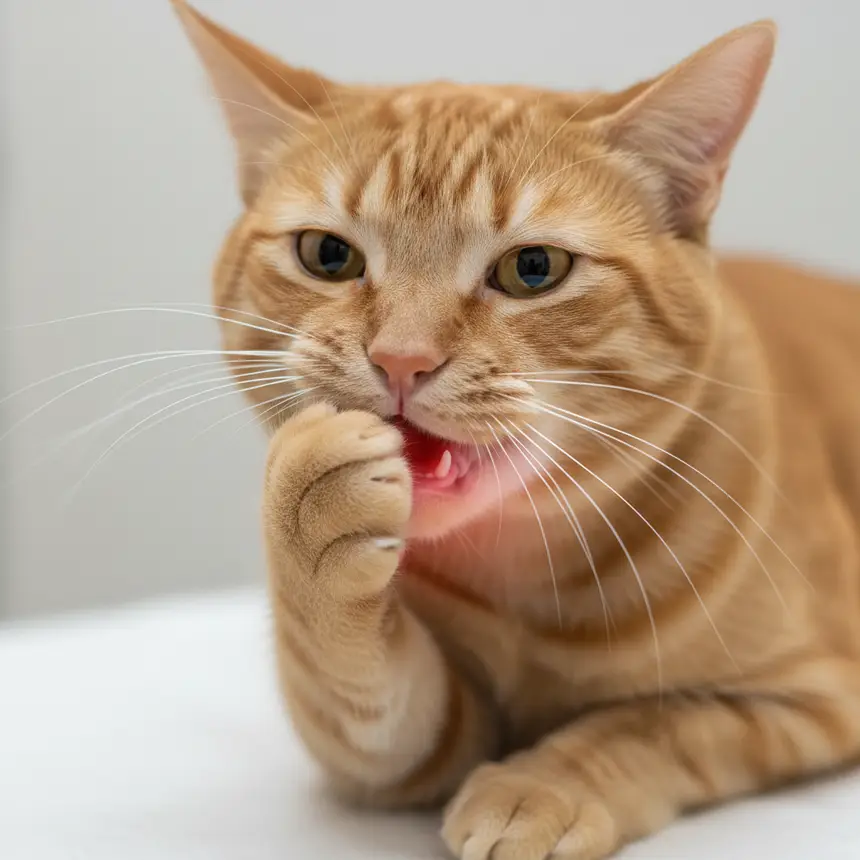 고양이 치석 문제