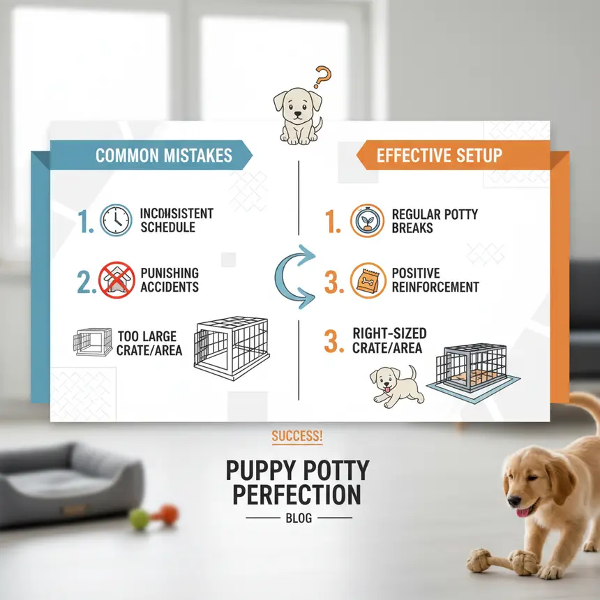 Potty training environment setup