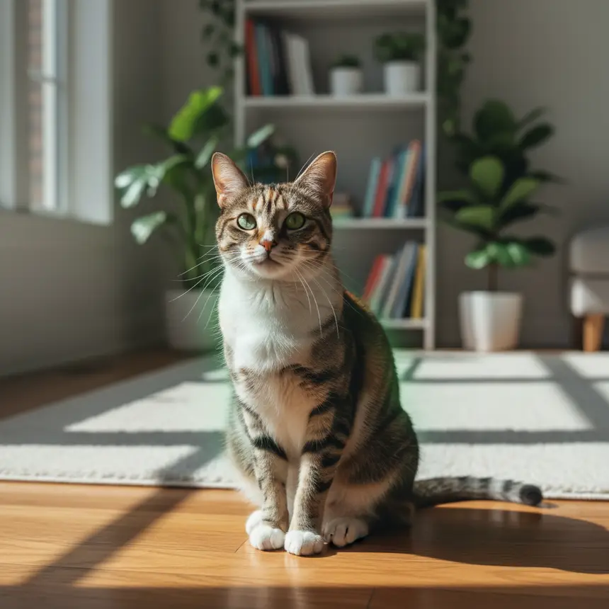 건강한 고양이 활력