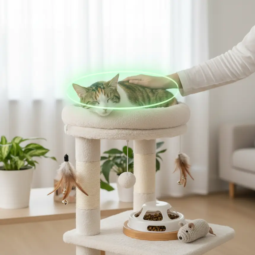 고양이 스트레스 관리, 건강한 고양이
