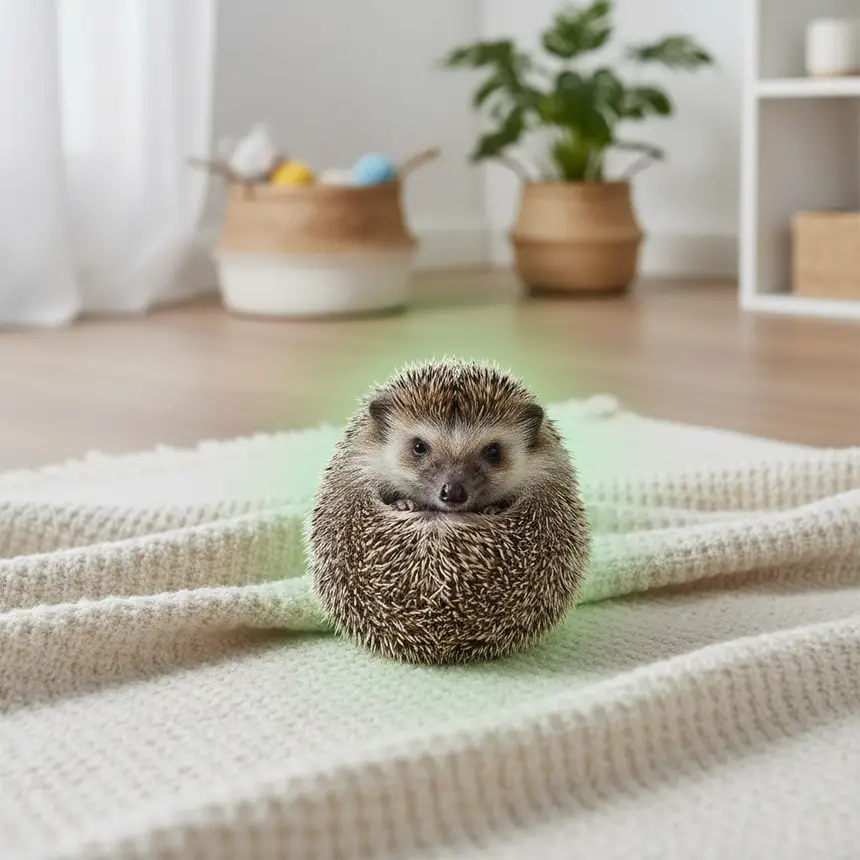 건강한 고슴도치 생활