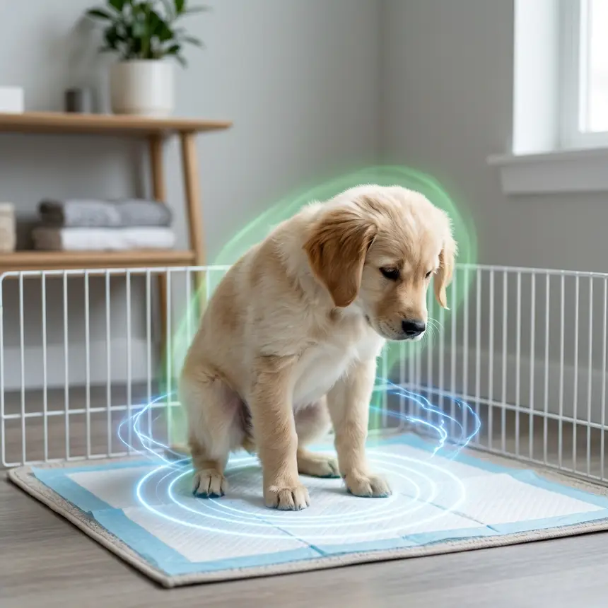 Effective dog potty training