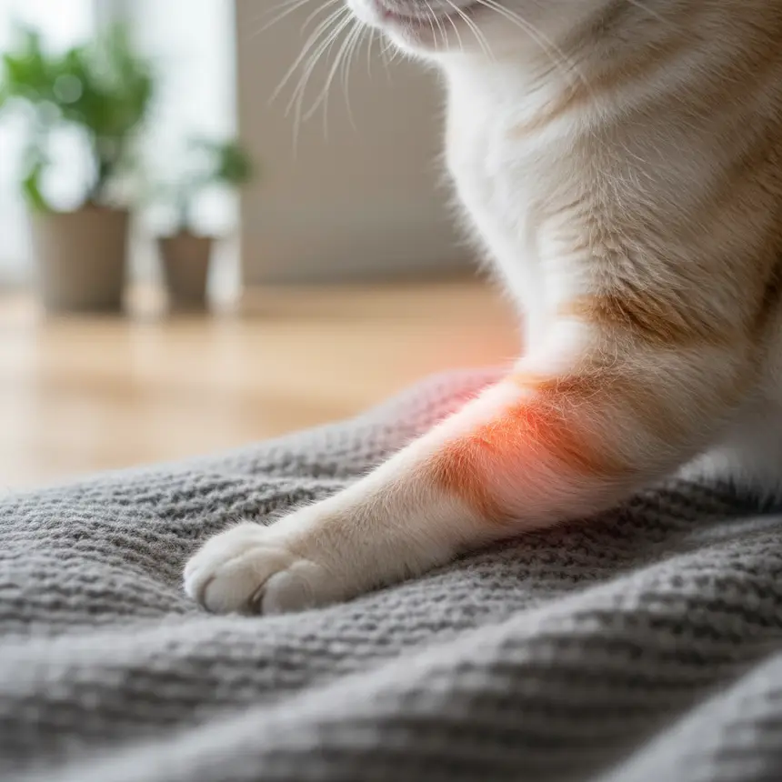 Senior cat joint health