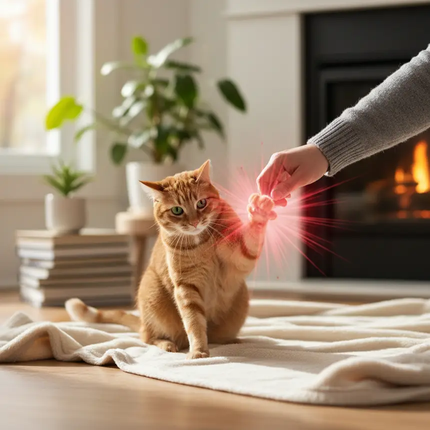 cat aggression, cat biting, pet cat issues