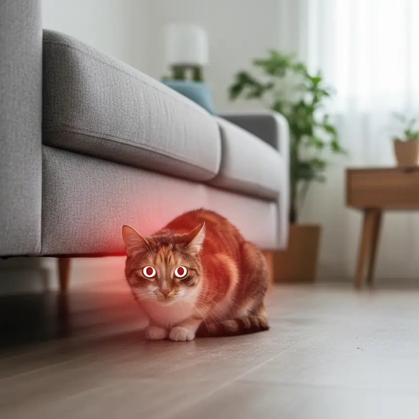 stressed cat, causes of cat aggression