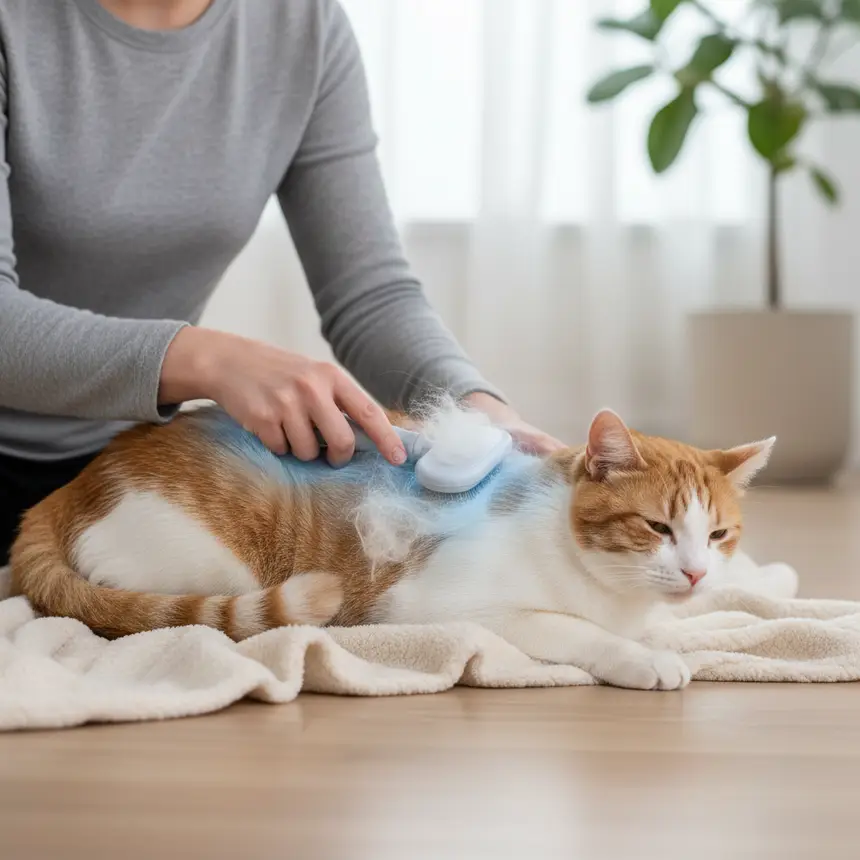 고양이 털 관리 방법