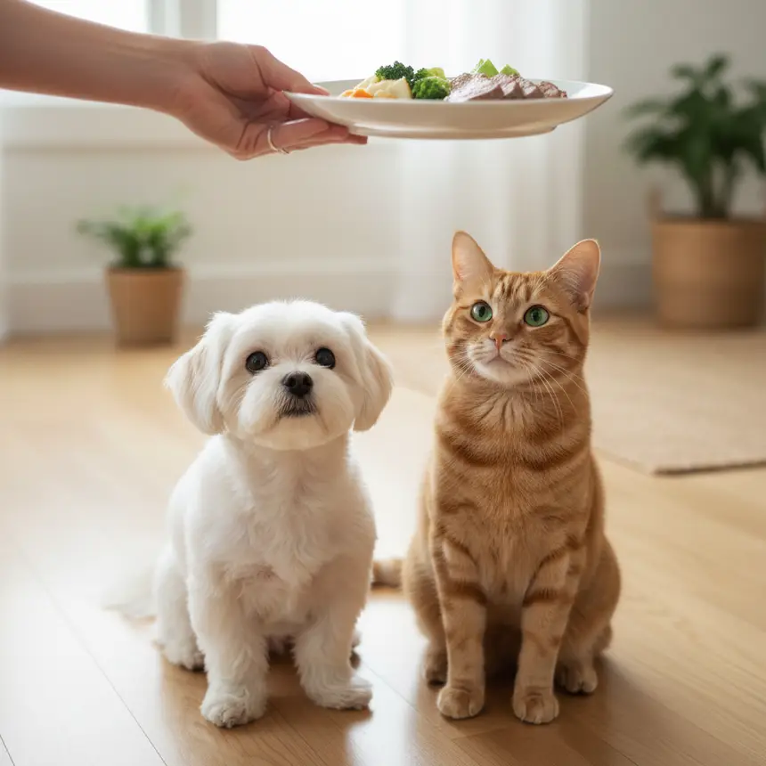 Dog cat food