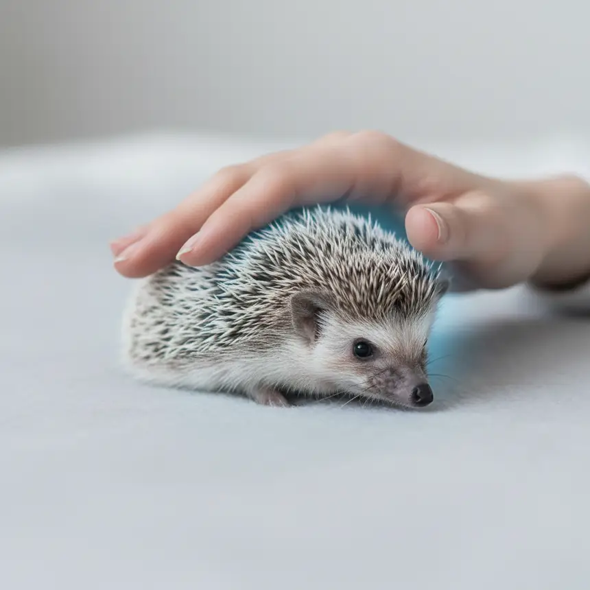 Hedgehog health care, gentle support