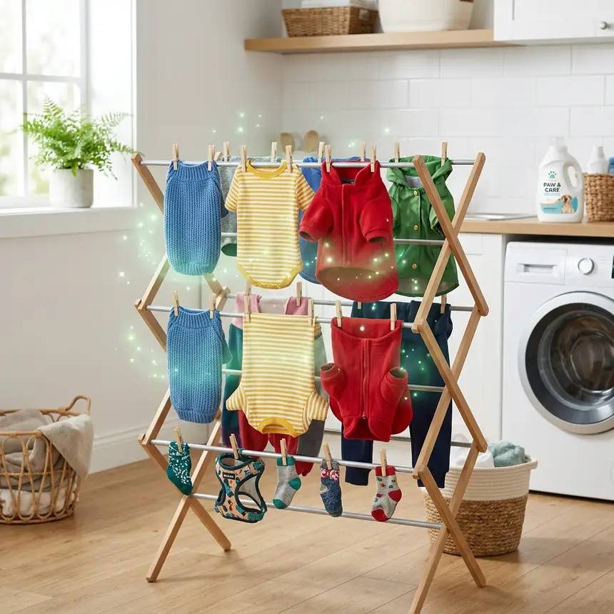 Pet clothes washing