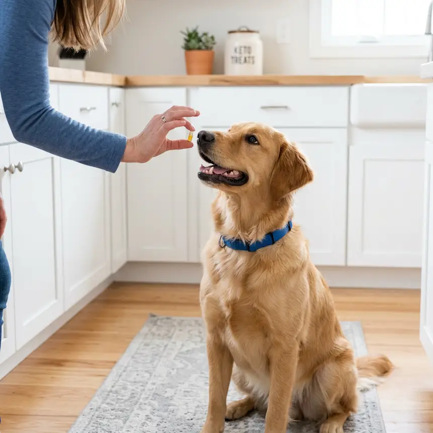 Dog supplement administration