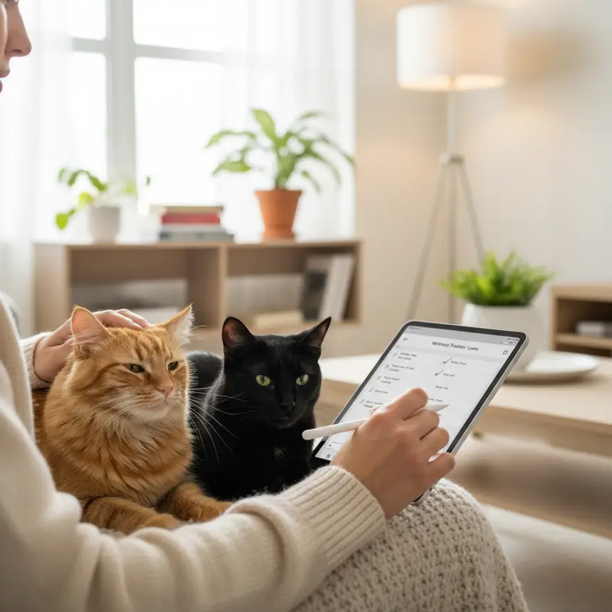 Cat health record keeping