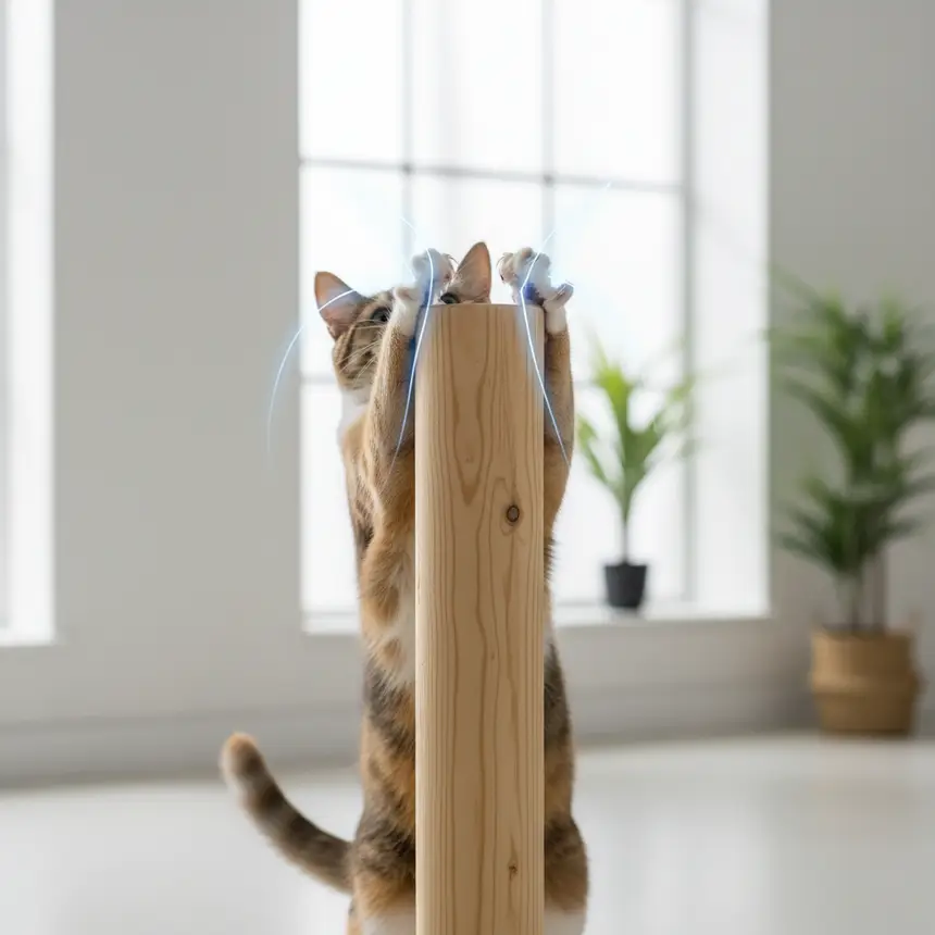 고양이 스크래치 본능