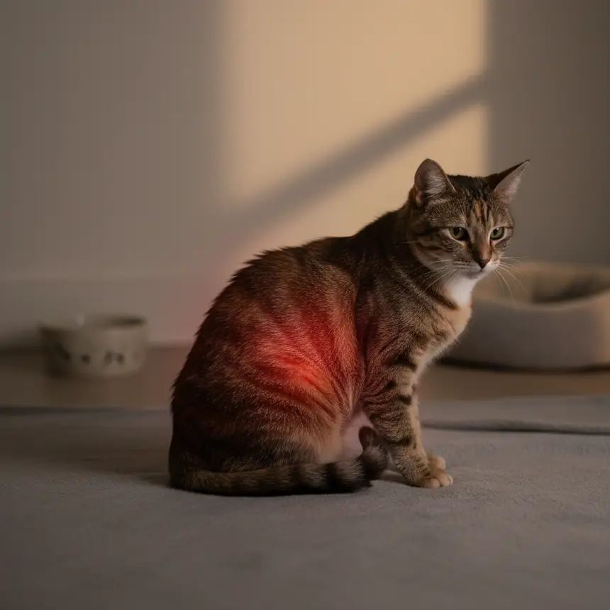 Cat in heat signs