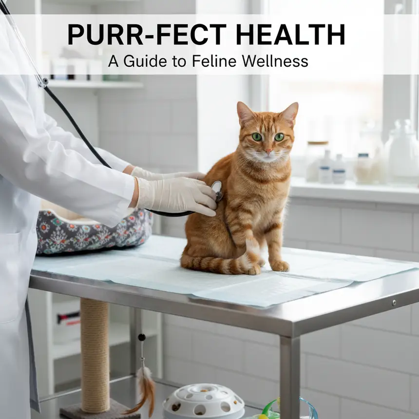 Veterinary cat checkup