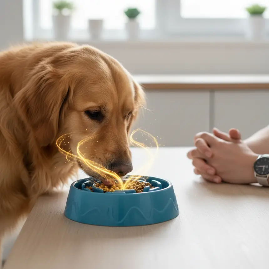 Responding to dog vomiting