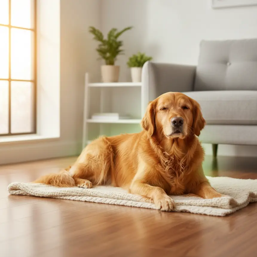 Healthy happy dog