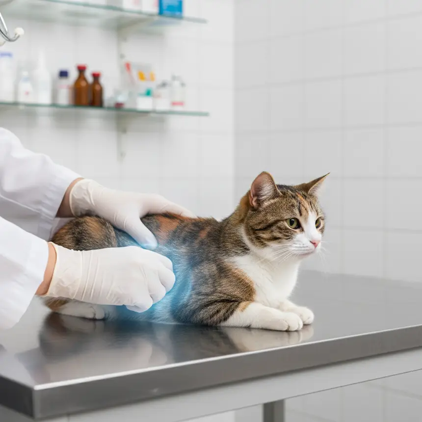 Cat health check-up