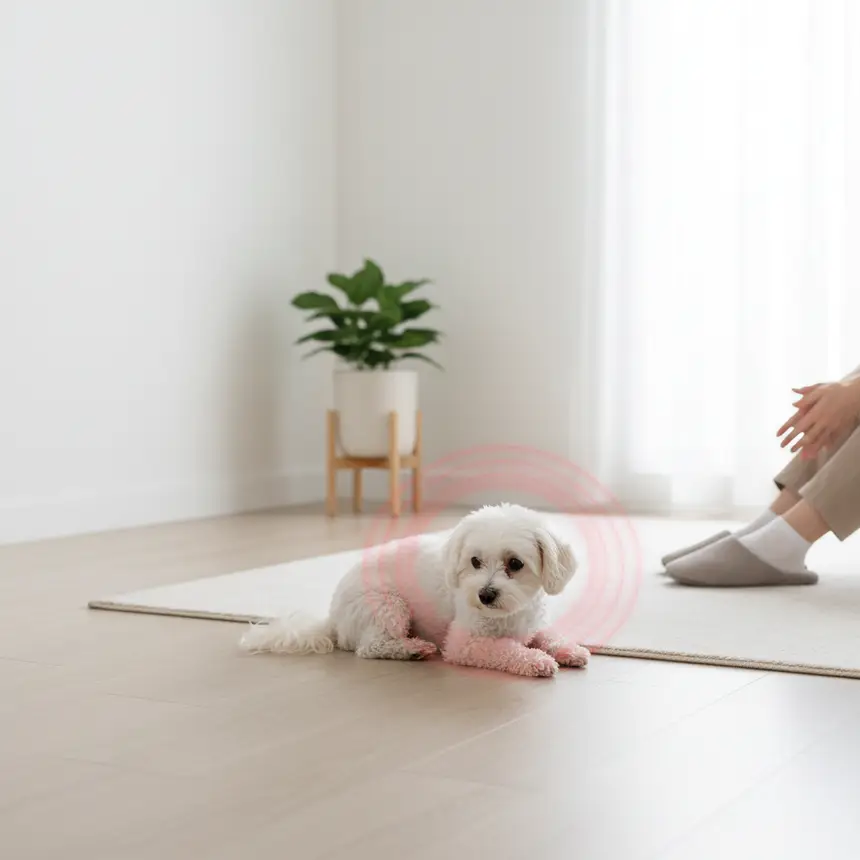 Fearful dog, anxiety