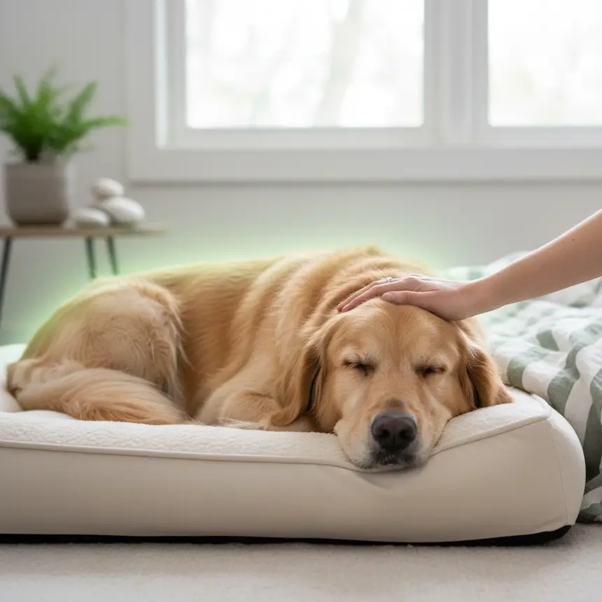 Peaceful pet, companion life